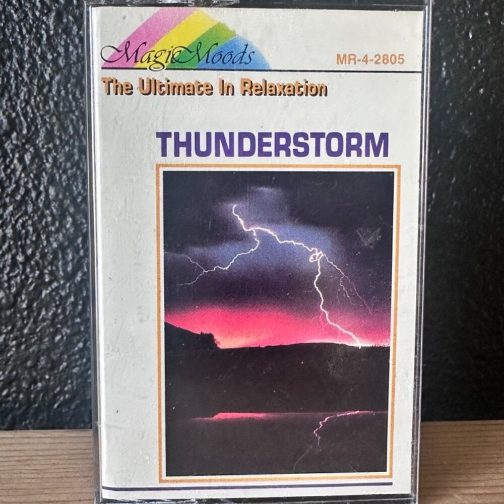 Magic Moods Thunderstorms Cassette New Age Relaxation Yoga Meditation Rain Light